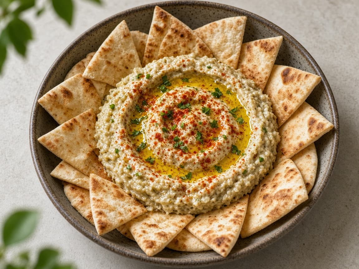Baba ganoush tray