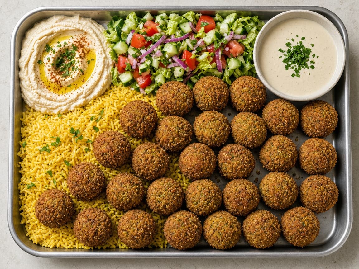 Falafel tray
